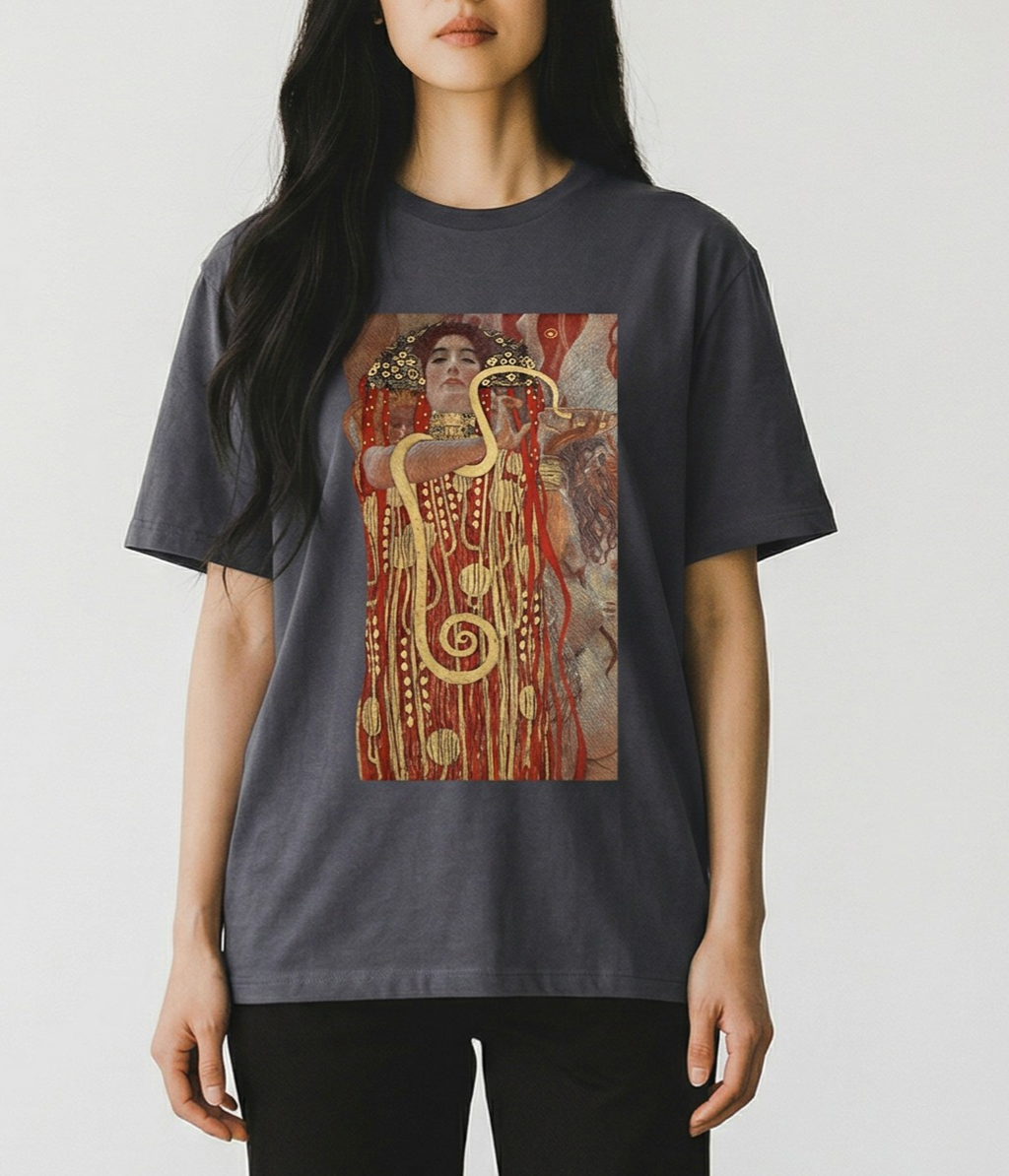Gustav Klimt - Hygieia Greek Goddess of Health Tee