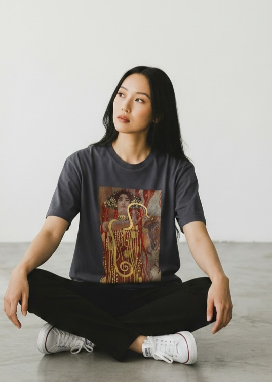 Gustav Klimt - Hygieia Greek Goddess of Health Tee