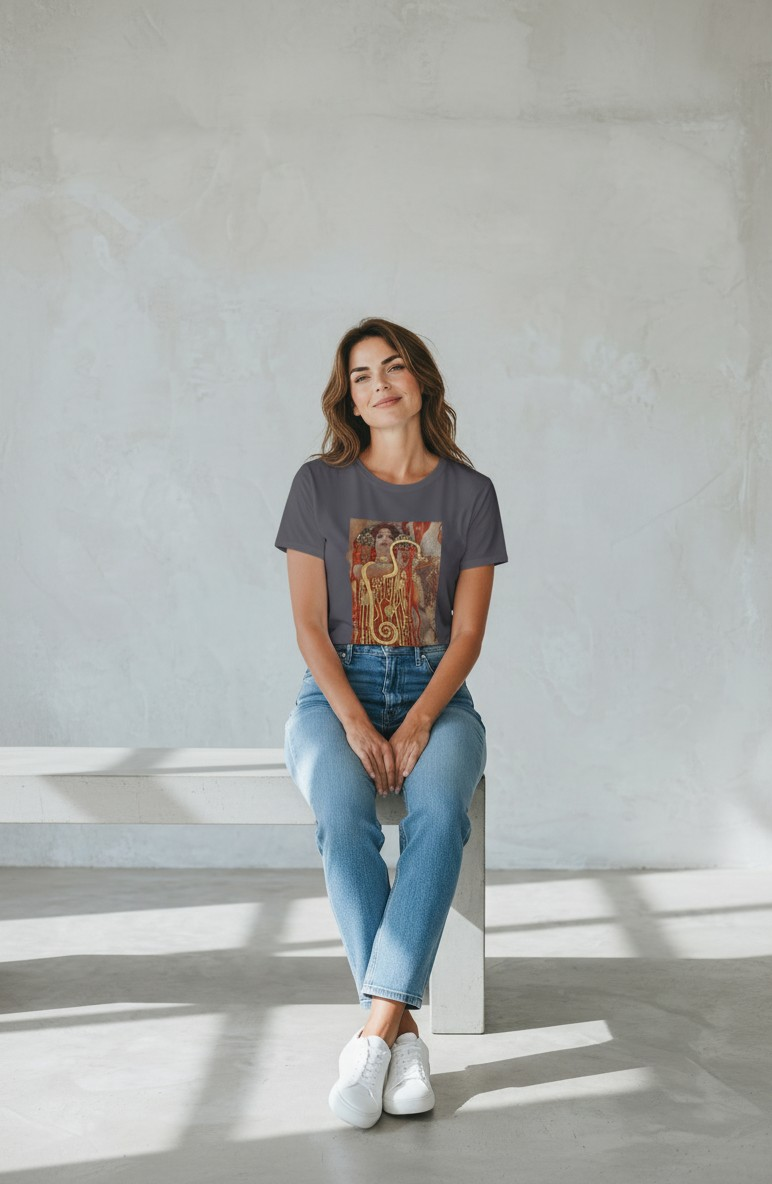 Gustav Klimt - Hygieia Greek Goddess of Health Tee