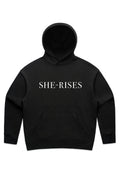 She-Rises Black Hoodie