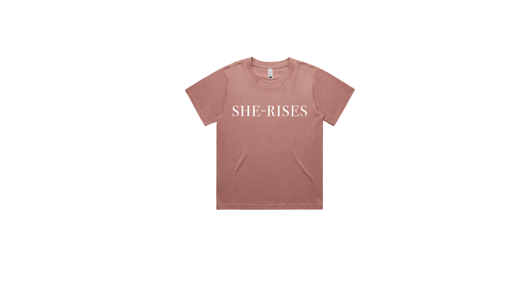 She-Rises Hazy Pink Tee