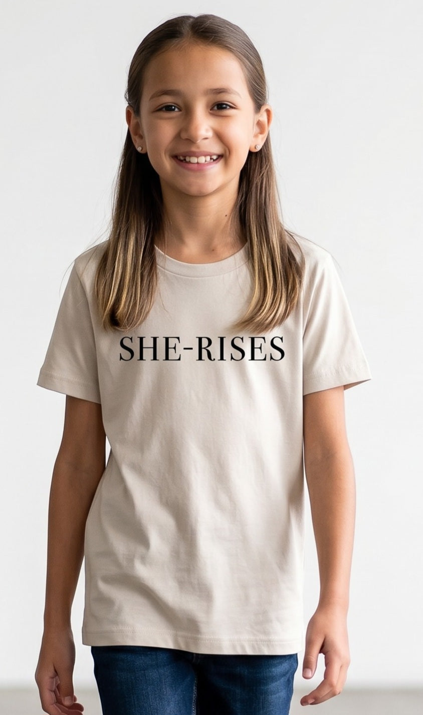 Girls She-Rises Tee